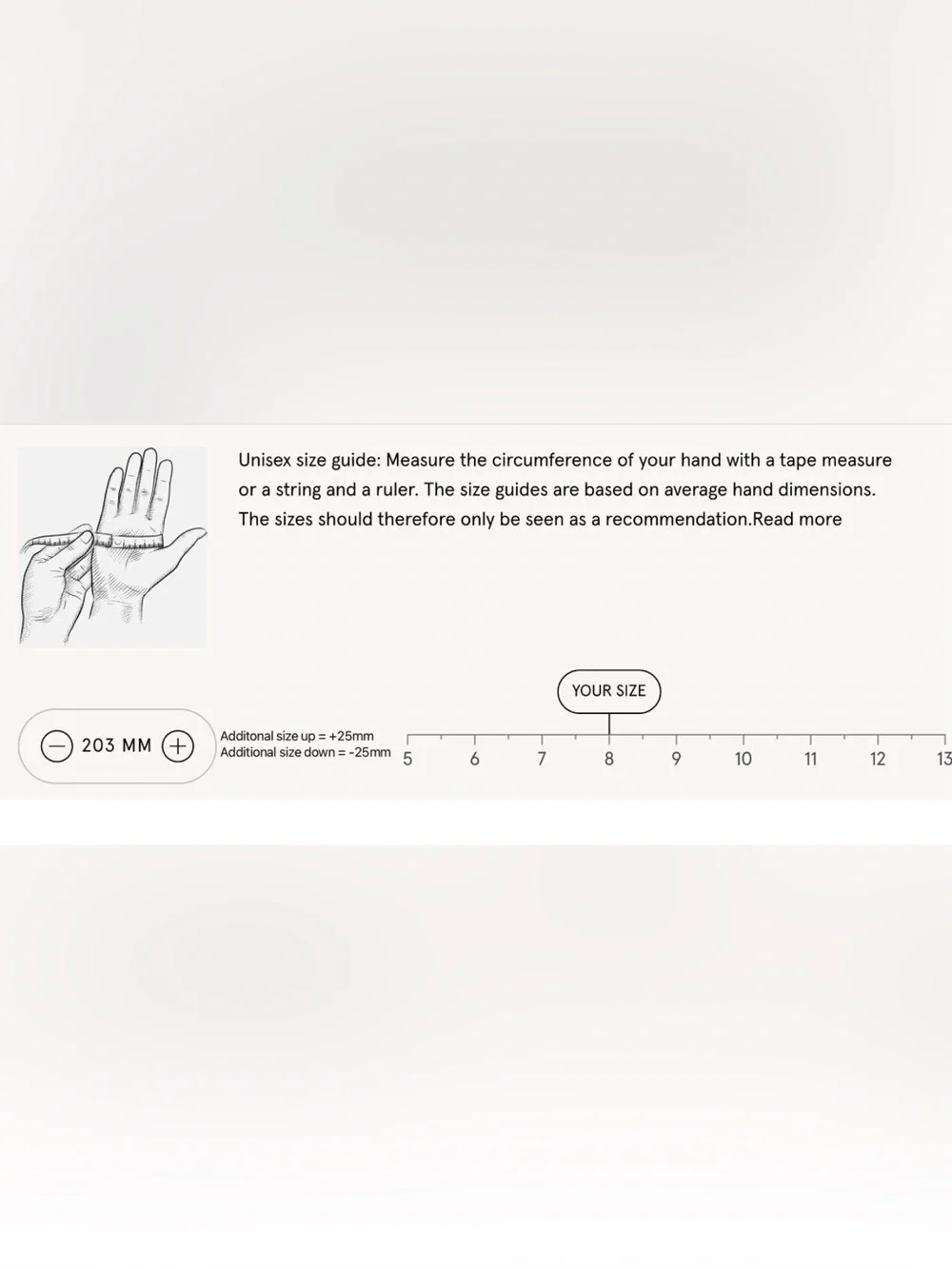Hestra hybrid finger